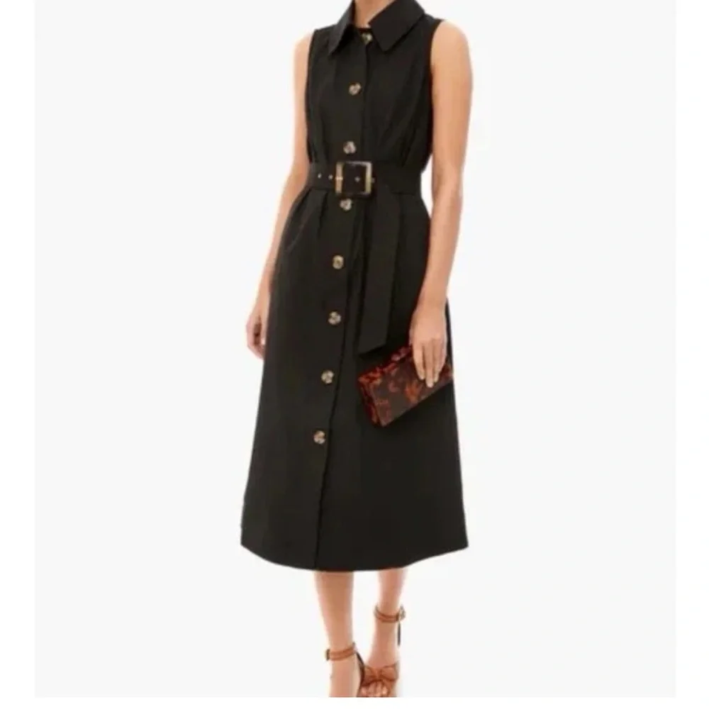 TUCKERNUCK Black Sleeveless Chamberlin Dress Size S NWT Retail $268 Tuckernuck - Picture 1 of 5